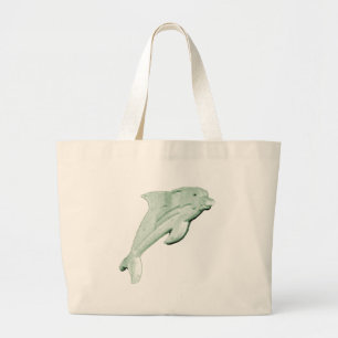 Dolphin Daytona Beach 2009 jGibney The MUSEUM Zazz Large Tote Bag