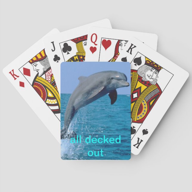 dolphin deck of cards (Back)