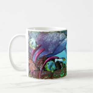 Dolphin Discovery 2 3D Aquarium Coffee Mug