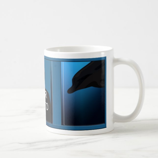 Dolphin Dolphins Photo Frame Mug (Right)