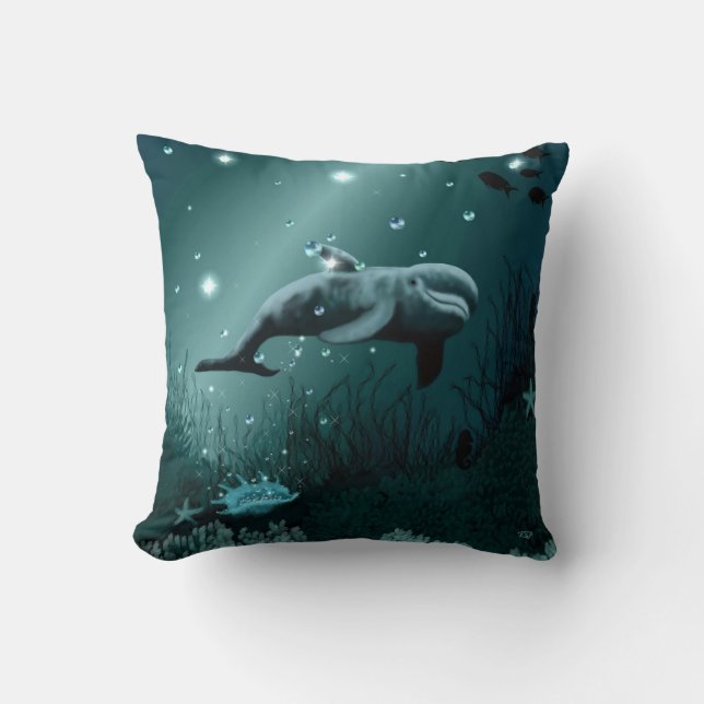 Dolphin Dream Cushion (Front)