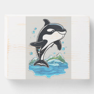 Dolphin Dreams: Handcrafted Wooden Treasure Box