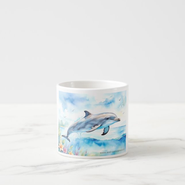 Dolphin Espresso Cup (Front)