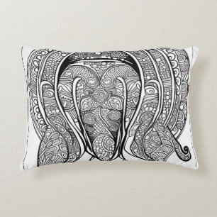 Dolphin Face Decorative Cushion