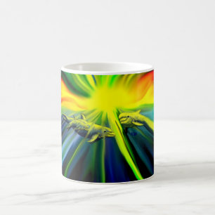 Dolphin Family in the Sunshine Coffee Mug
