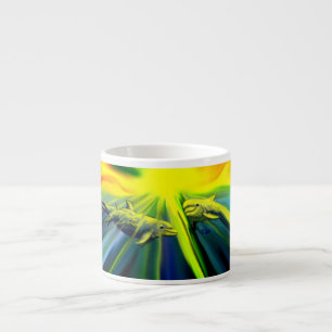 Dolphin Family in the Sunshine Espresso Cup