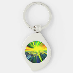 Dolphin Family in the Sunshine Key Ring