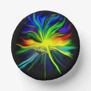Dolphin Family in the Sunshine Paper Plate