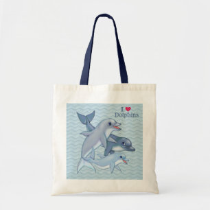 Dolphin Family Tote Bag