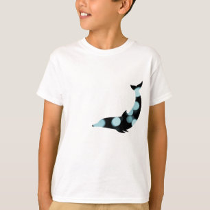Dolphin Fish Blue Pattern Animal Water Dolphins T-Shirt