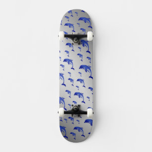 dolphin, fish, nature, aquatic, design, beautiful, skateboard
