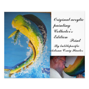 Dolphin fish photo print