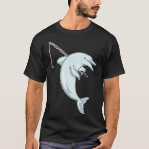 Dolphin Fisher Fishing rod T-Shirt