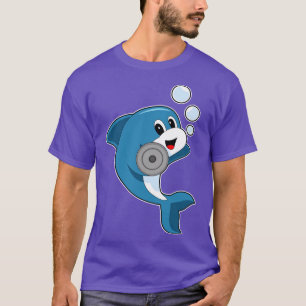 Dolphin Fitness Dumbbell Sports T-Shirt
