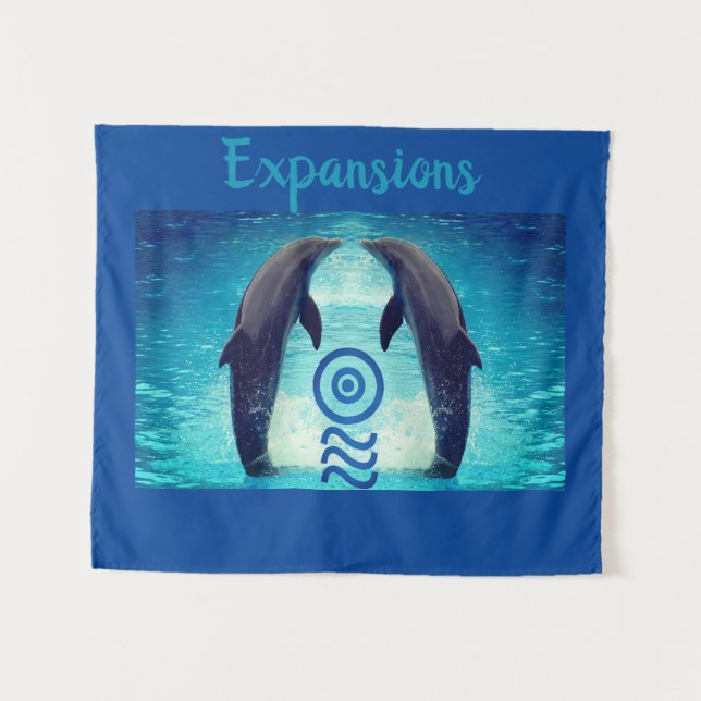 Dolphin frequency tapestry (Front (Horizontal))