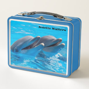 Dolphin Friends Metal Lunch Box