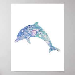Dolphin, From Original Painting, Dolphin Poster