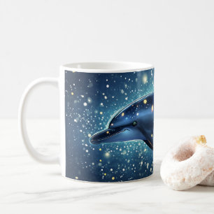Dolphin Galaxy" or "cosmic". Coffee Mug