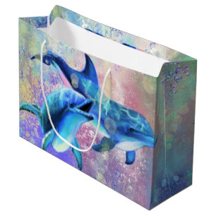 Dolphin Gift Bag Happy Couple Love