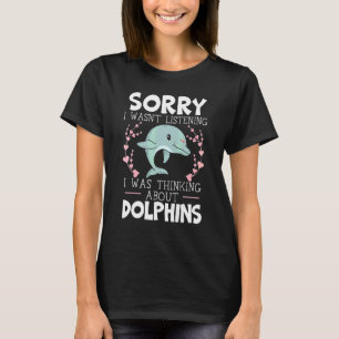 Dolphin Girl Mammal Aquatic Sea Animal T-Shirt