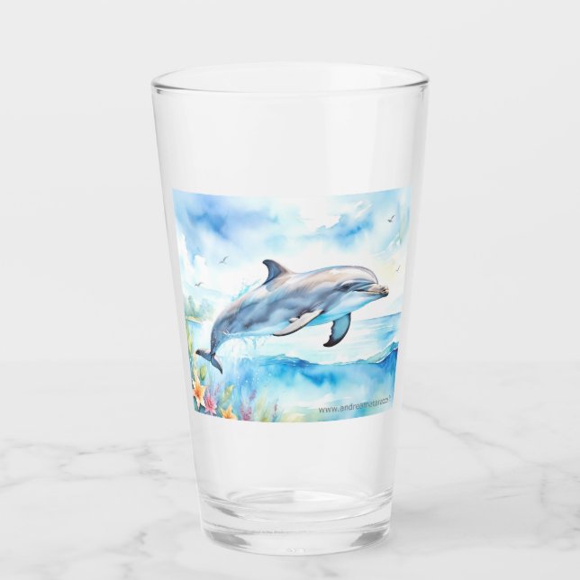 Dolphin Glass (Front)
