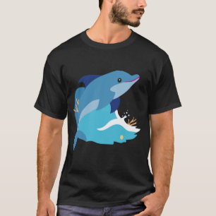 dolphin graphic T-Shirt