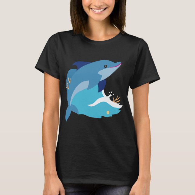 dolphin graphic T-Shirt (Front)
