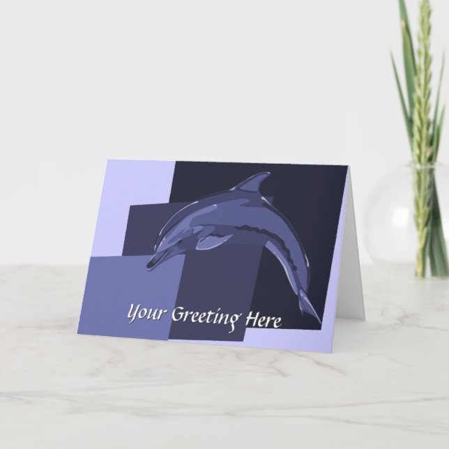 Dolphin Greeting Card (Front)