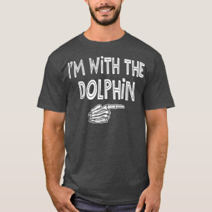 DOLPHIN Halloween Costume Lazy Shirt, I'm With The T-Shirt