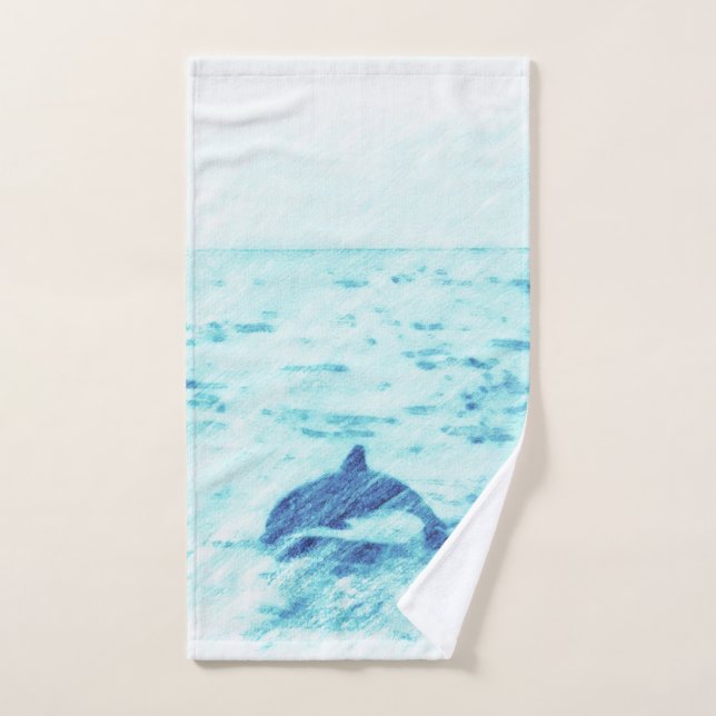 Dolphin Hand Towel (Hand Towel)
