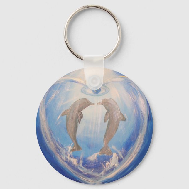 Dolphin Harmony Key Ring (Front)