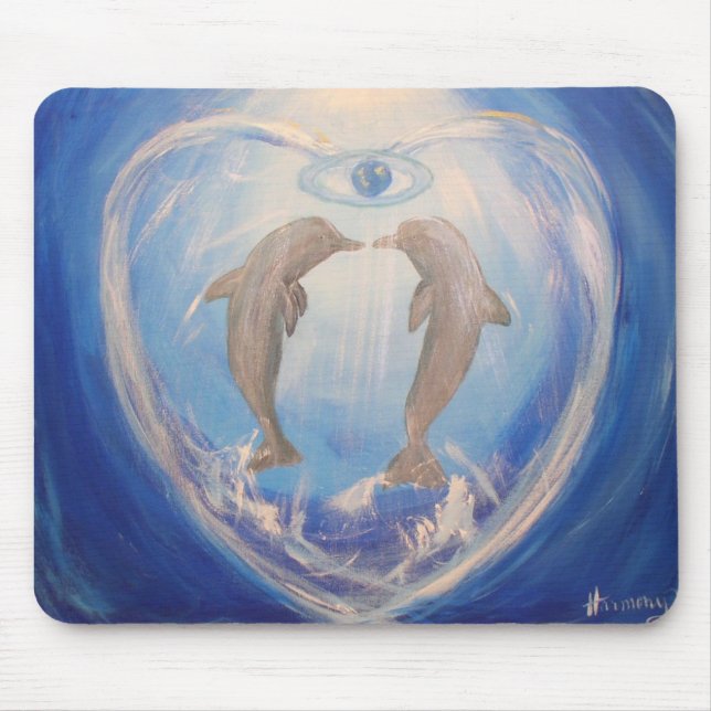 Dolphin Harmony Mouse Pad (Front)