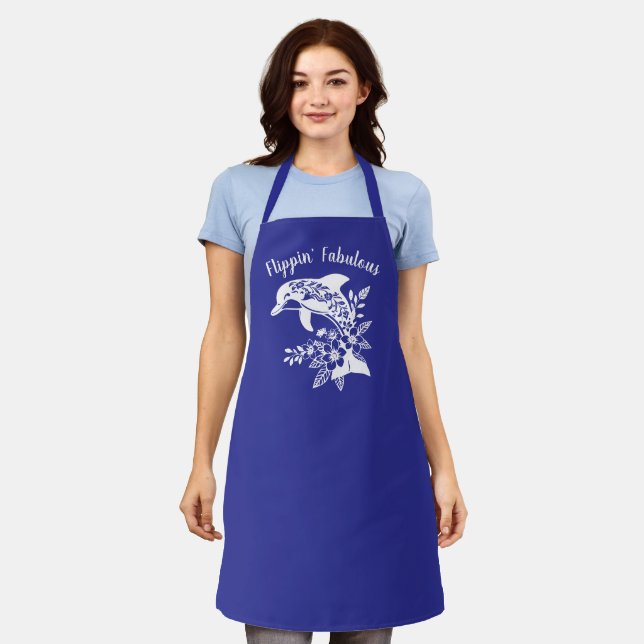 Dolphin-Hawaiian-Fisherman Core-Blue Apron (Worn)