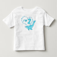 Dolphin Heart 2nd Birthday