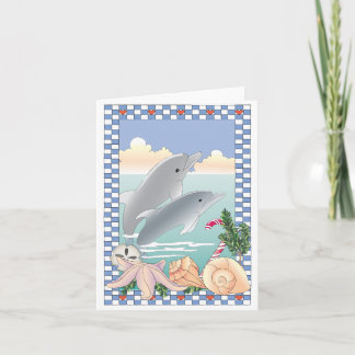 Dolphin Holiday Card