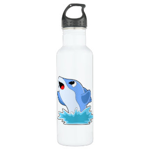 Dolphin in Water 710 Ml Water Bottle