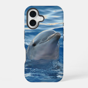 Dolphin in Water Photo iPhone 16 Case