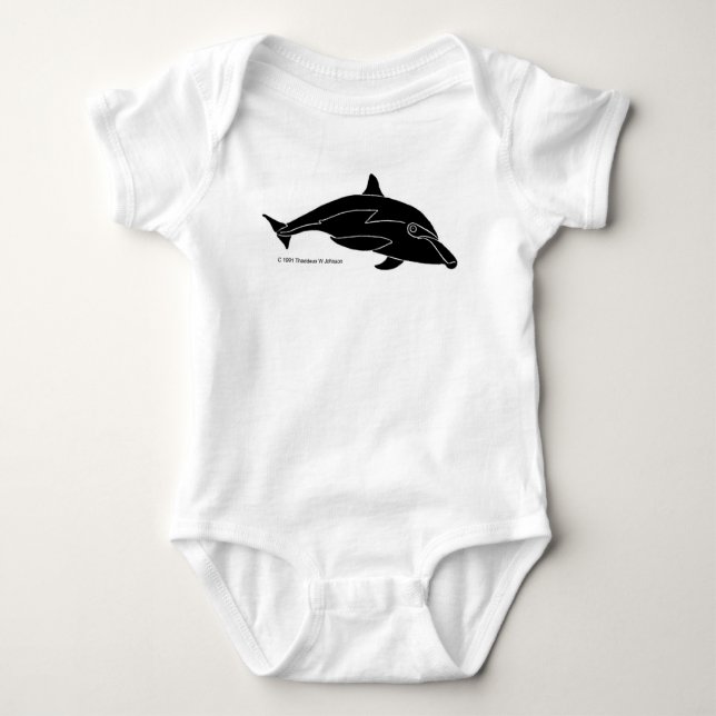Dolphin Infant clothing Baby Bodysuit (Front)