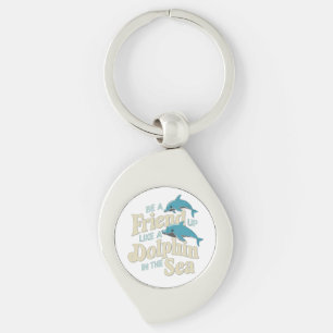 Dolphin Intelligence Key Ring