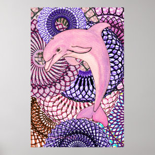 Dolphin Joy Poster