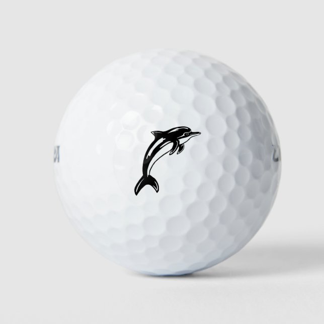 Dolphin Jumping Golf Balls (Front)