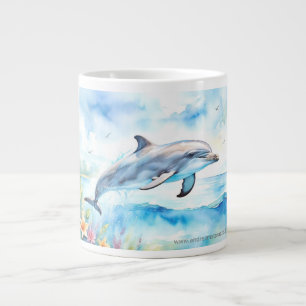 Dolphin Large Coffee Mug