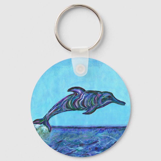 Dolphin leap key ring (Front)