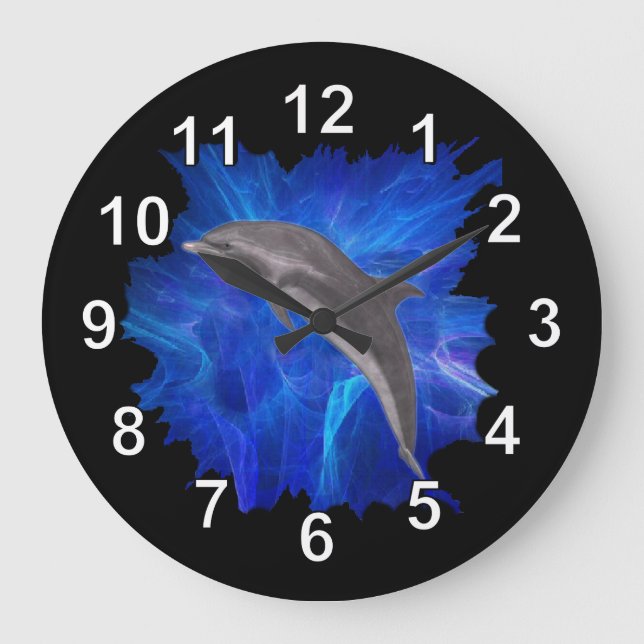 Dolphin Leaping Clock (Front)
