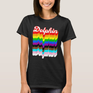 Dolphin LGBTQ pride rainbow T-Shirt