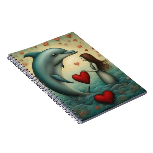 Dolphin Love 1 Notebook (Right Side)