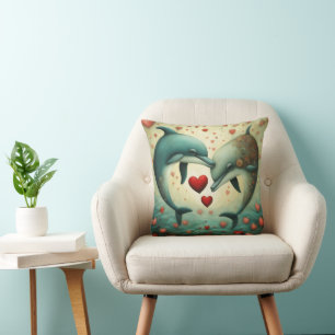 Dolphin Love 2 Cushion