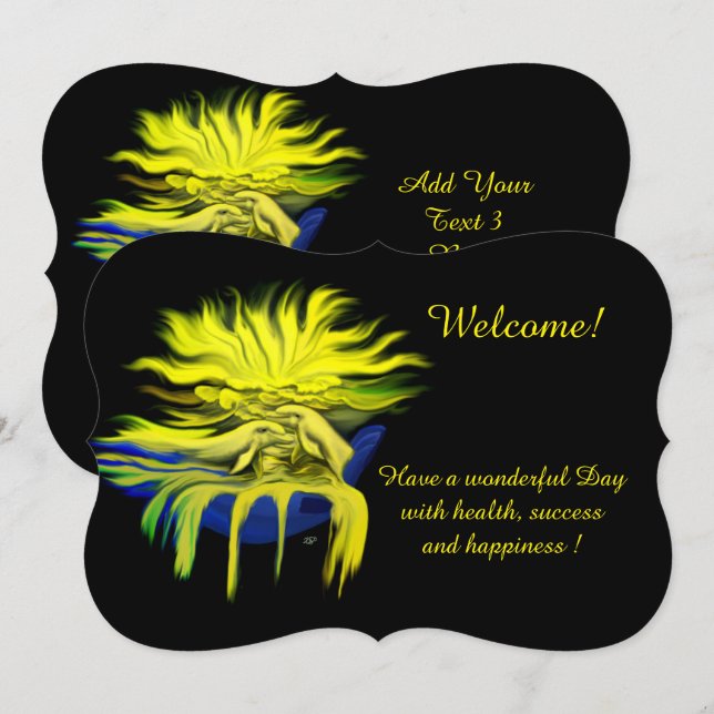 Dolphin Love , Add Your Text Invitation (Front/Back)