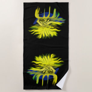 Dolphin Love Beach Towel