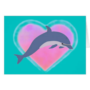 Dolphin Love card